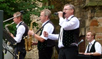 Weindorf auf dem Bauernmarkt in Querfurt