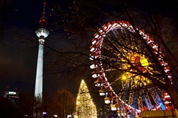 Weihnachtsmarkt in Berlin am Alexanderplatz