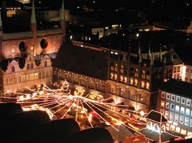 Lübeck zur Vorweihnachtszeit - Weihnachtsmarkt