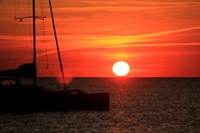 Sonnenuntergang am Meer