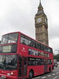 Busfahren in London