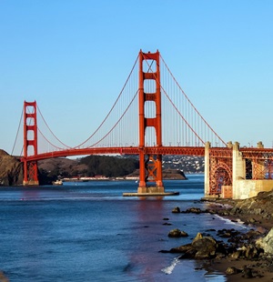 San Francisco - die Golden Gate Brücke