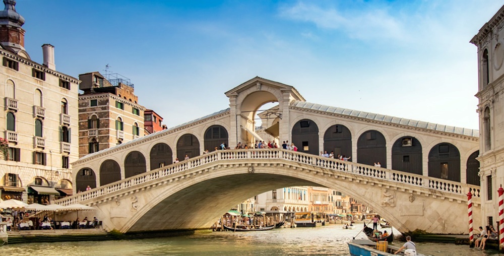 Italien-Reise - Venedig Rialto-Brücke Italien Venedig Rialto-Brücke