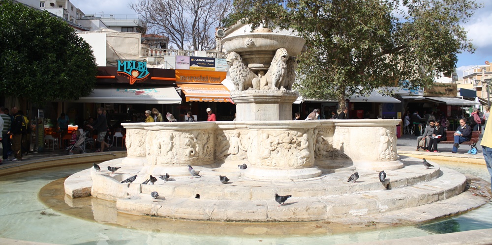 Kreta - der Morosini-Brunnen in Heraklion Kreta Heraklion - Morosini-Brunnen